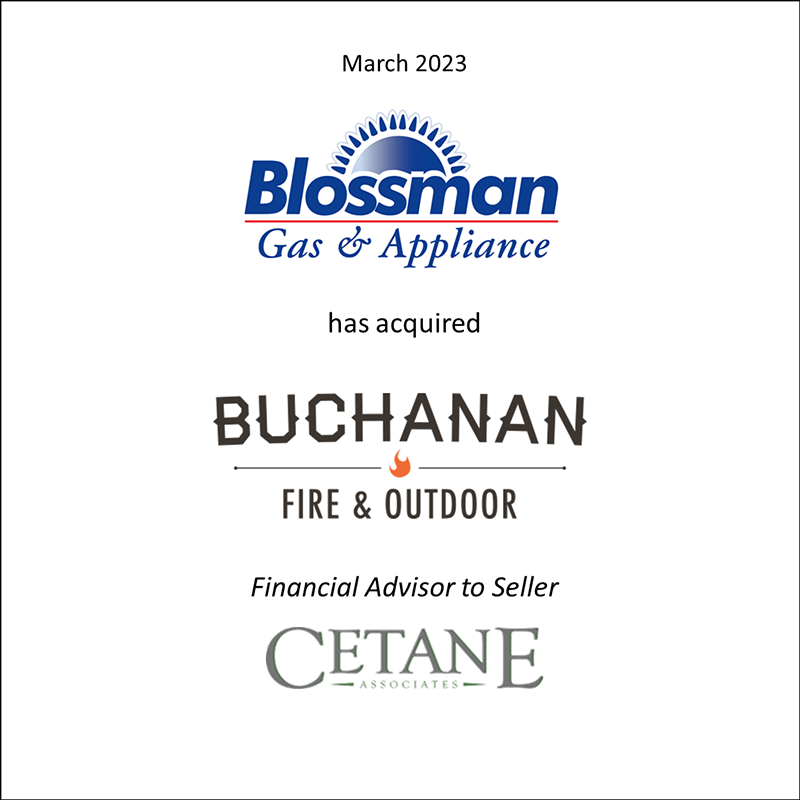 Blossman Gas Inc. Acquires Assets of Buchanan Fire & Outdoor